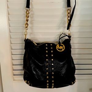MK Black Patent Bag